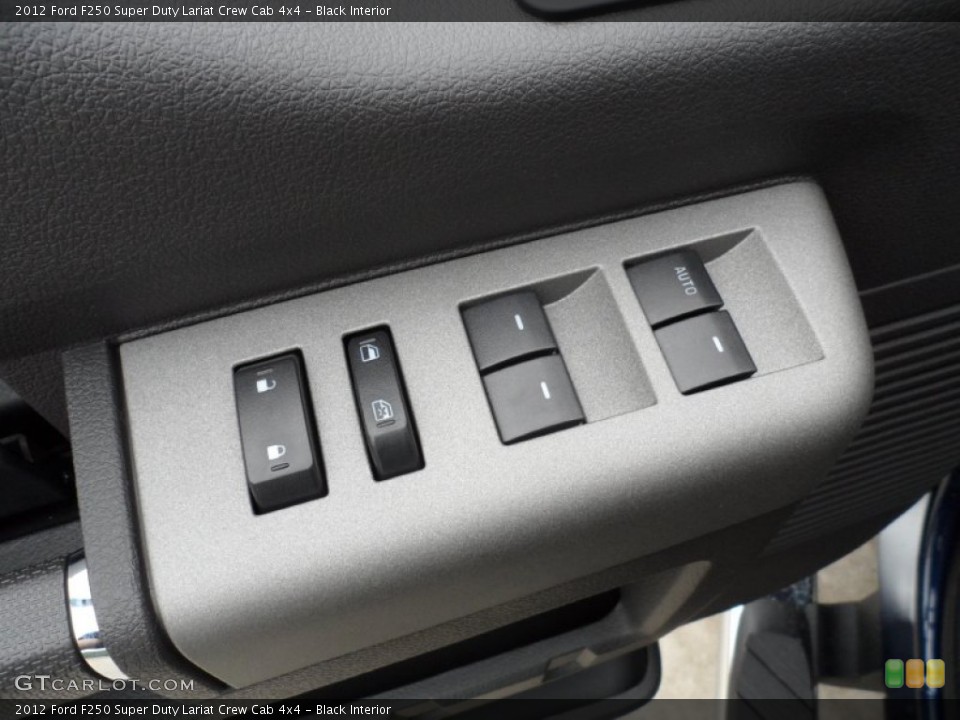Black Interior Controls for the 2012 Ford F250 Super Duty Lariat Crew Cab 4x4 #59850139