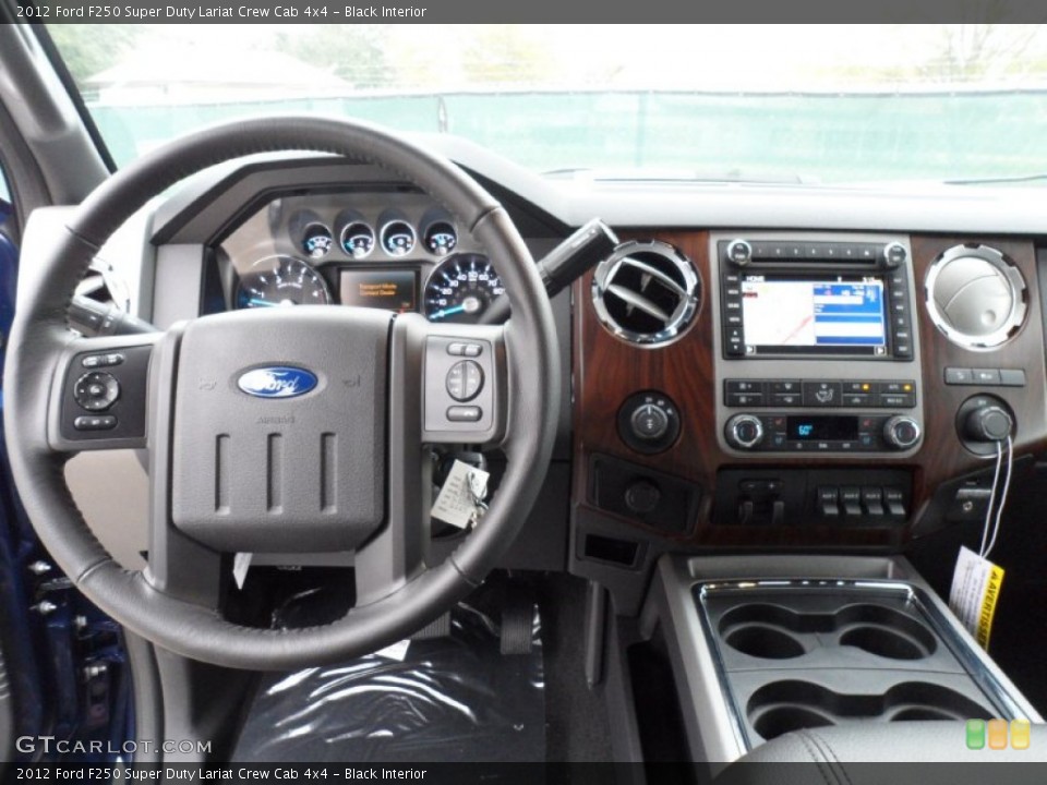 Black Interior Dashboard for the 2012 Ford F250 Super Duty Lariat Crew Cab 4x4 #59850163