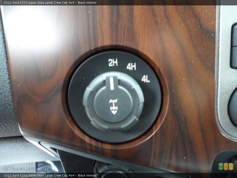 Black Interior Controls for the 2012 Ford F250 Super Duty Lariat Crew Cab 4x4 #59850205