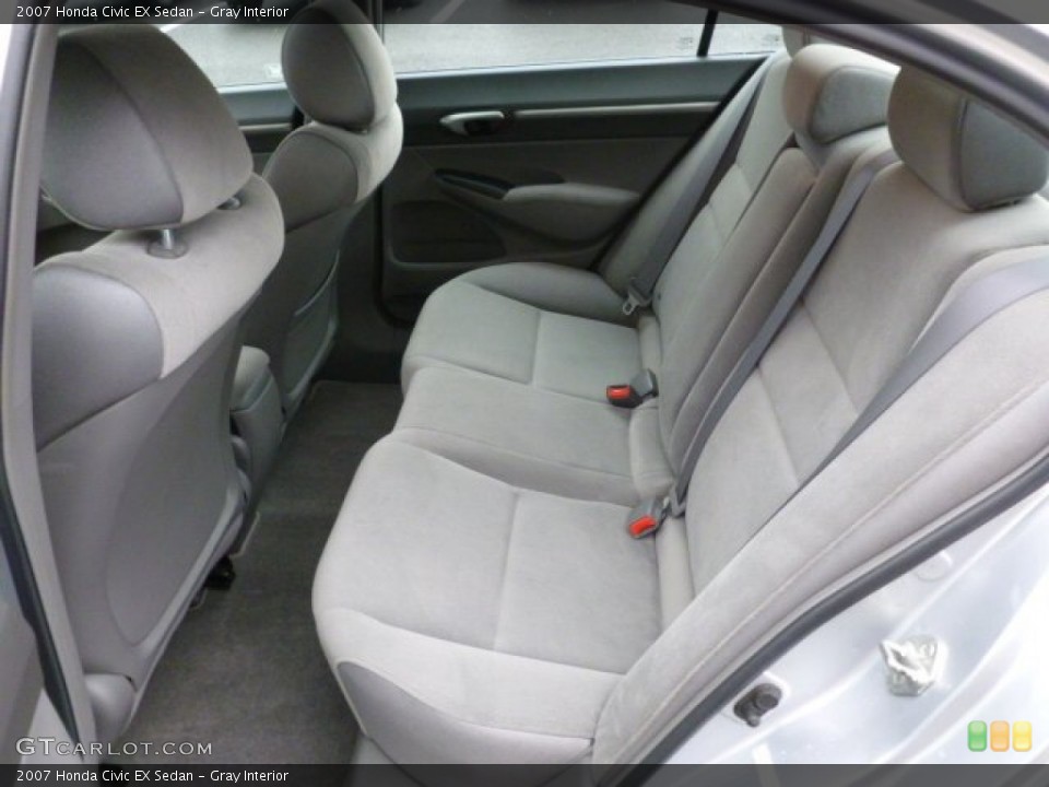 Gray Interior Rear Seat for the 2007 Honda Civic EX Sedan #59850385