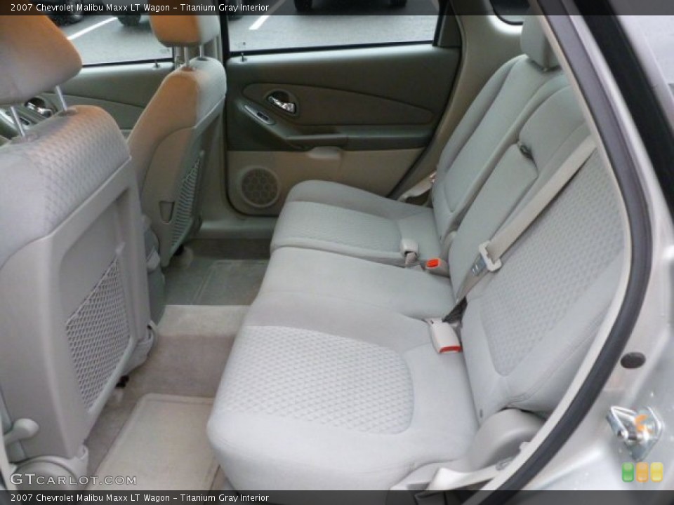 Titanium Gray Interior Rear Seat for the 2007 Chevrolet Malibu Maxx LT Wagon #59850445