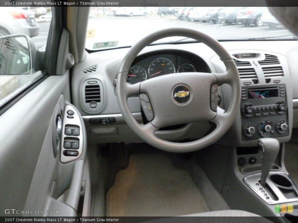 Titanium Gray Interior Dashboard for the 2007 Chevrolet Malibu Maxx LT Wagon #59850451