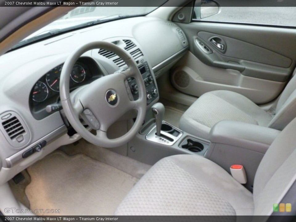 Titanium Gray Interior Prime Interior for the 2007 Chevrolet Malibu Maxx LT Wagon #59850517