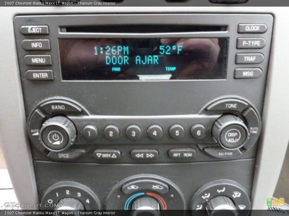 Titanium Gray Interior Audio System for the 2007 Chevrolet Malibu Maxx LT Wagon #59850542