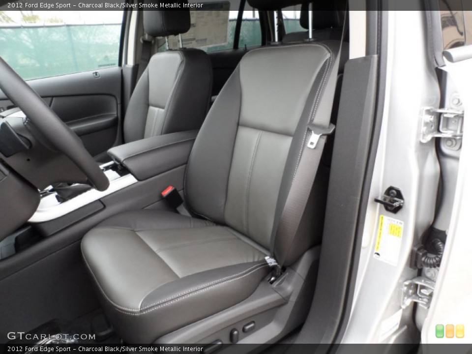 Charcoal Black/Silver Smoke Metallic Interior Photo for the 2012 Ford Edge Sport #59850604