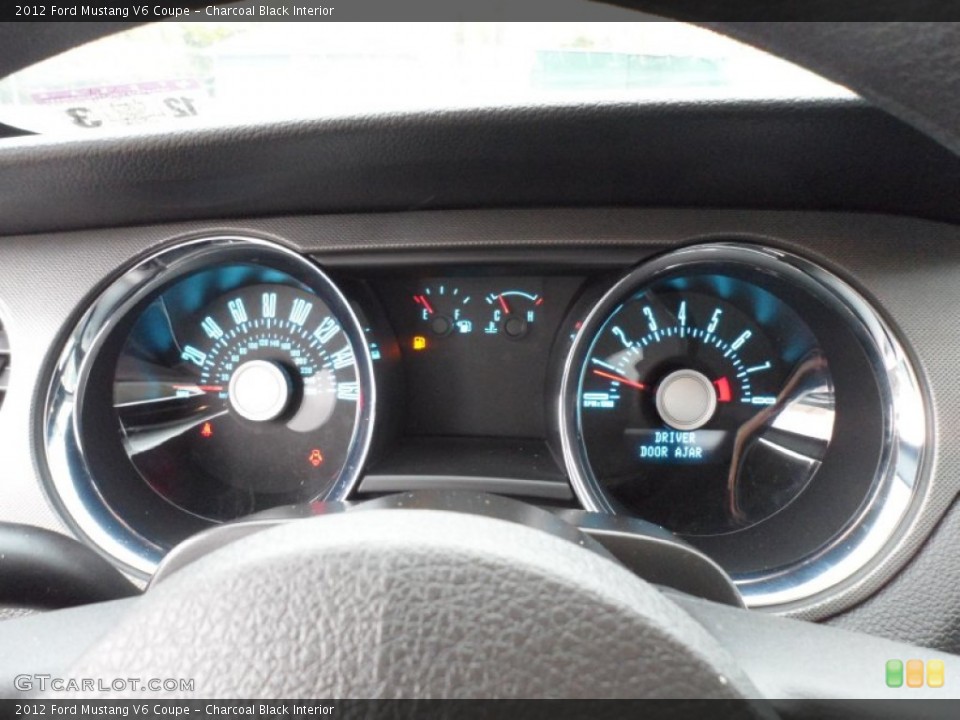 Charcoal Black Interior Gauges for the 2012 Ford Mustang V6 Coupe #59850850