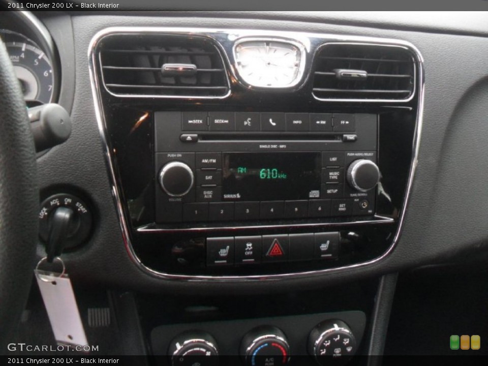 Black Interior Audio System for the 2011 Chrysler 200 LX #59851048