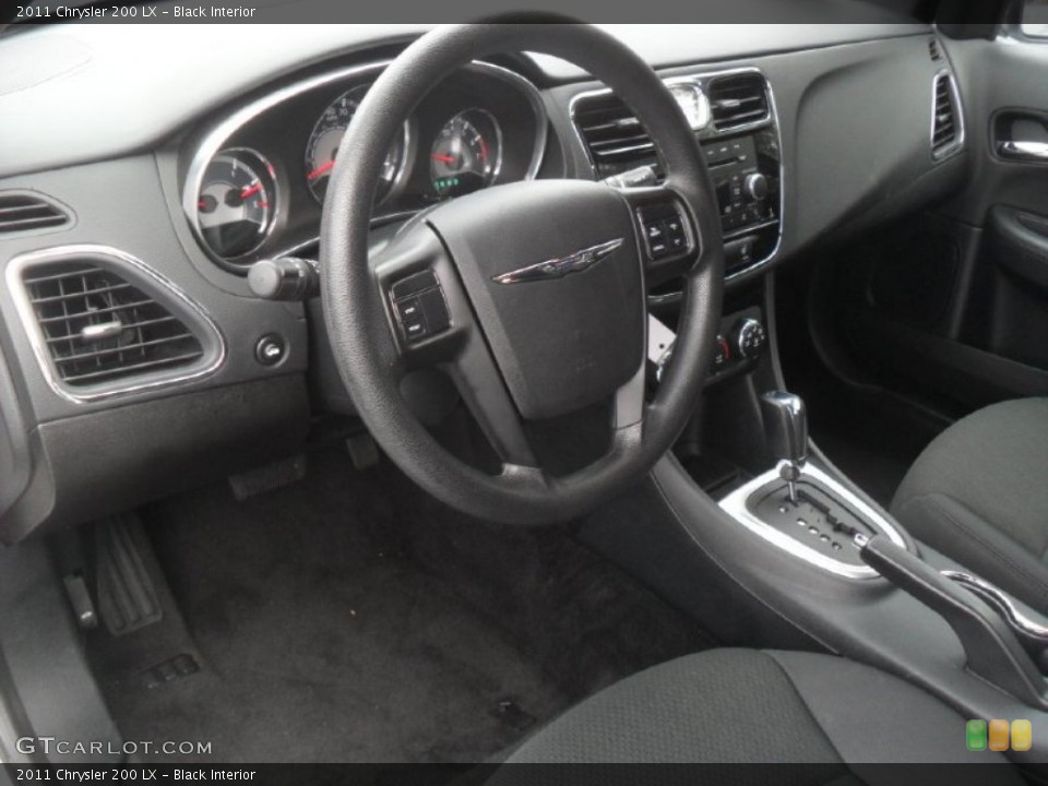 Black Interior Dashboard for the 2011 Chrysler 200 LX #59851135