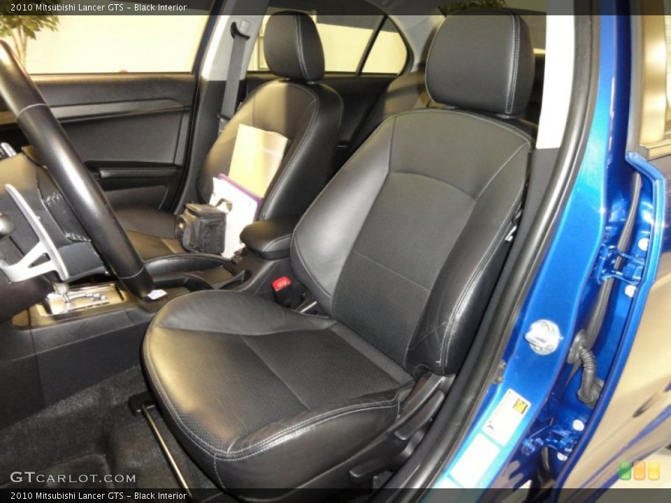 Black Interior Front Seat for the 2010 Mitsubishi Lancer GTS #59851447