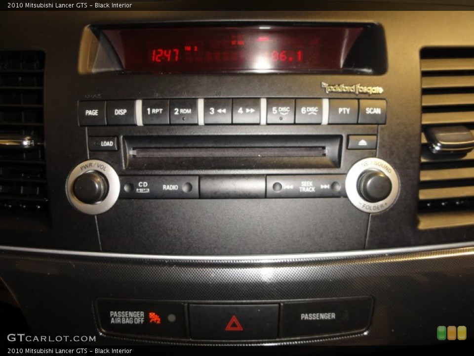 Black Interior Audio System for the 2010 Mitsubishi Lancer GTS #59851552