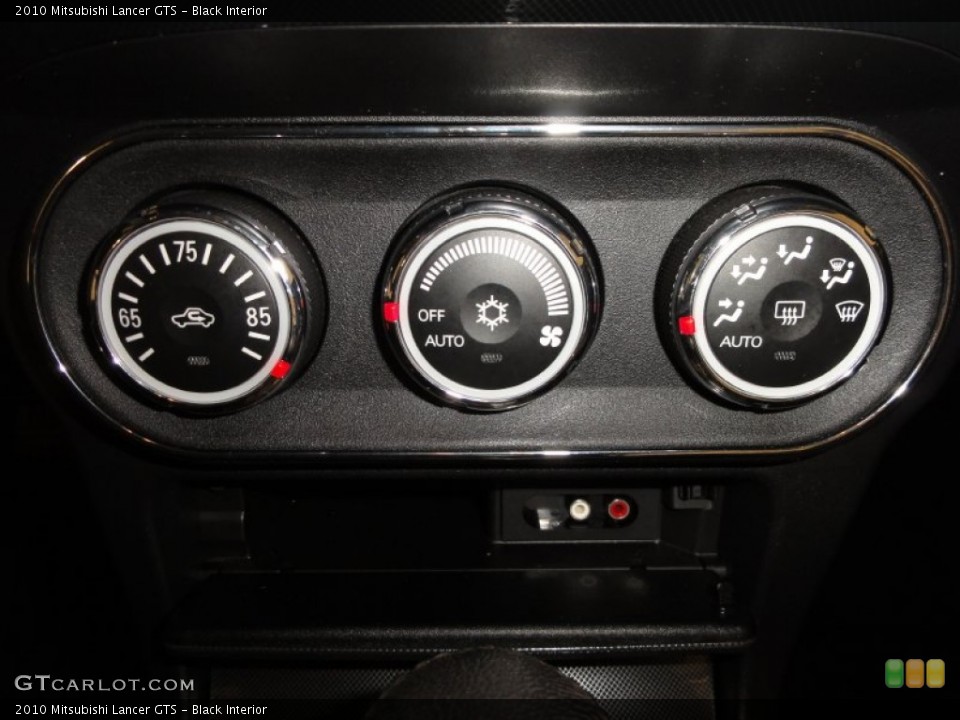 Black Interior Controls for the 2010 Mitsubishi Lancer GTS #59851558