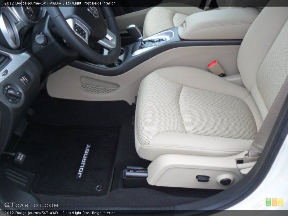 Black/Light Frost Beige Interior Photo for the 2012 Dodge Journey SXT AWD #59851621