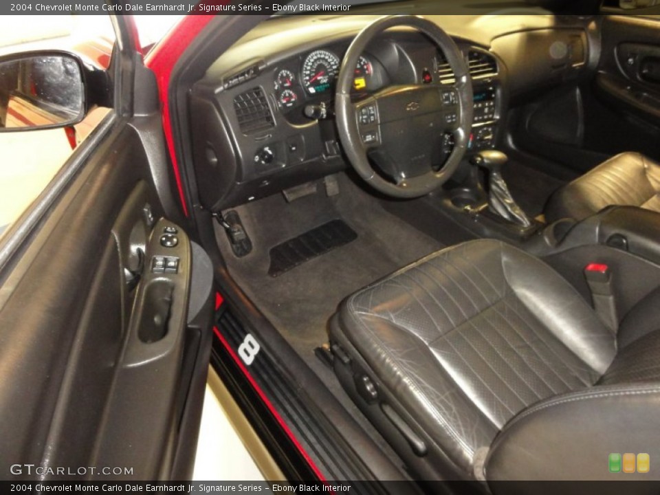 Ebony Black Interior Photo for the 2004 Chevrolet Monte Carlo Dale Earnhardt Jr. Signature Series #59851666