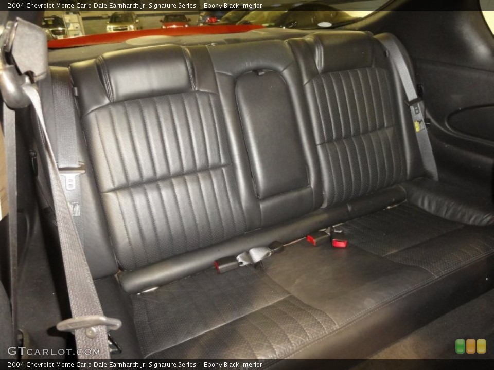 Ebony Black Interior Rear Seat for the 2004 Chevrolet Monte Carlo Dale Earnhardt Jr. Signature Series #59851718