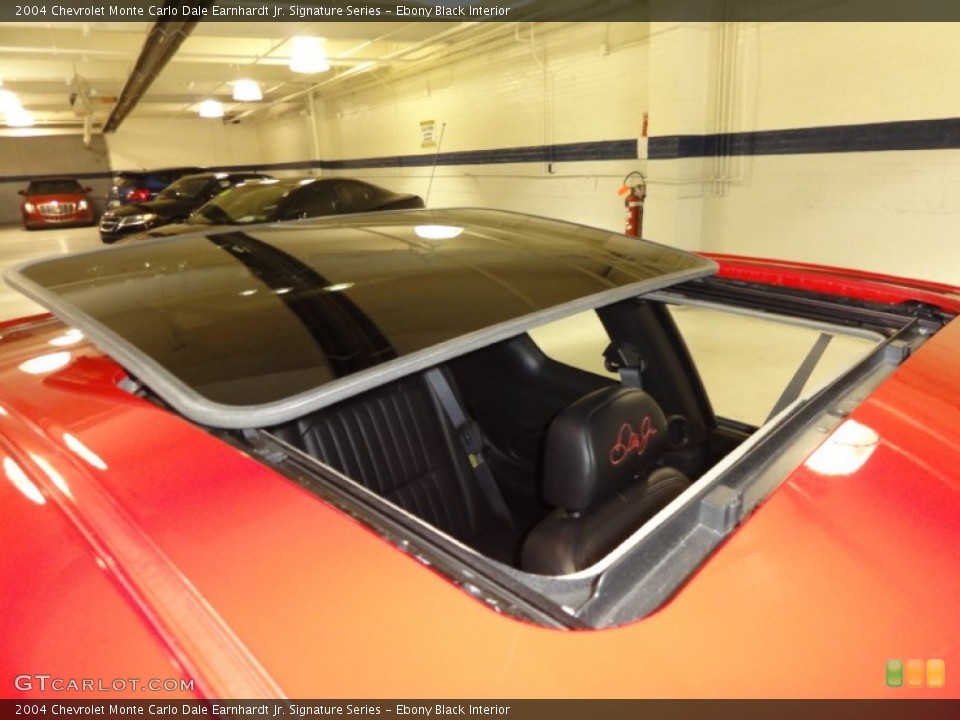 Ebony Black Interior Sunroof for the 2004 Chevrolet Monte Carlo Dale Earnhardt Jr. Signature Series #59851730