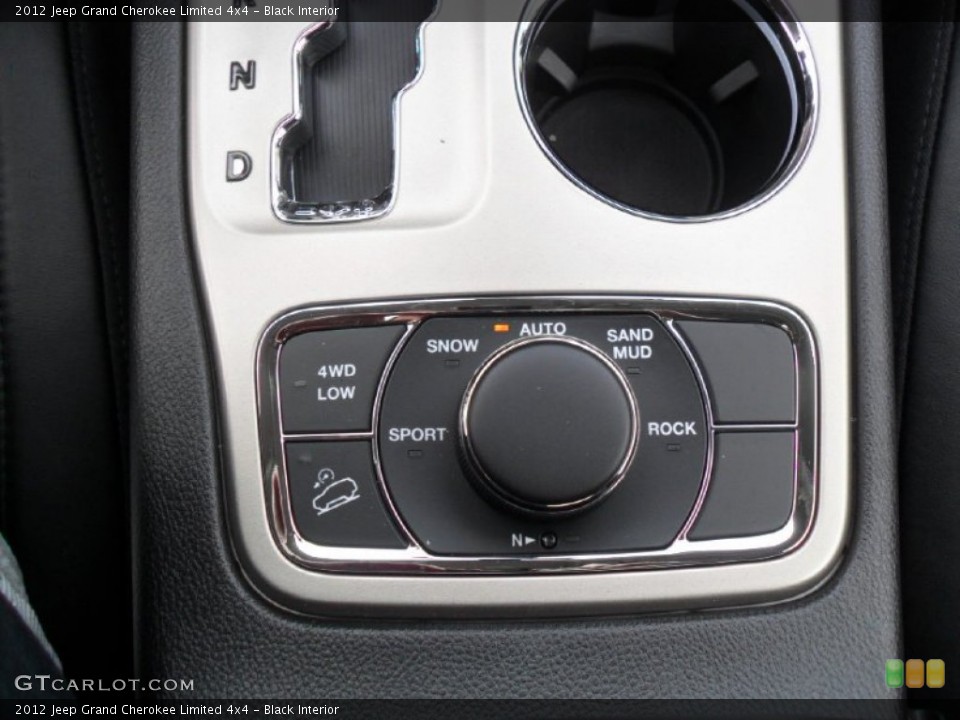 Black Interior Controls for the 2012 Jeep Grand Cherokee Limited 4x4 #59851969