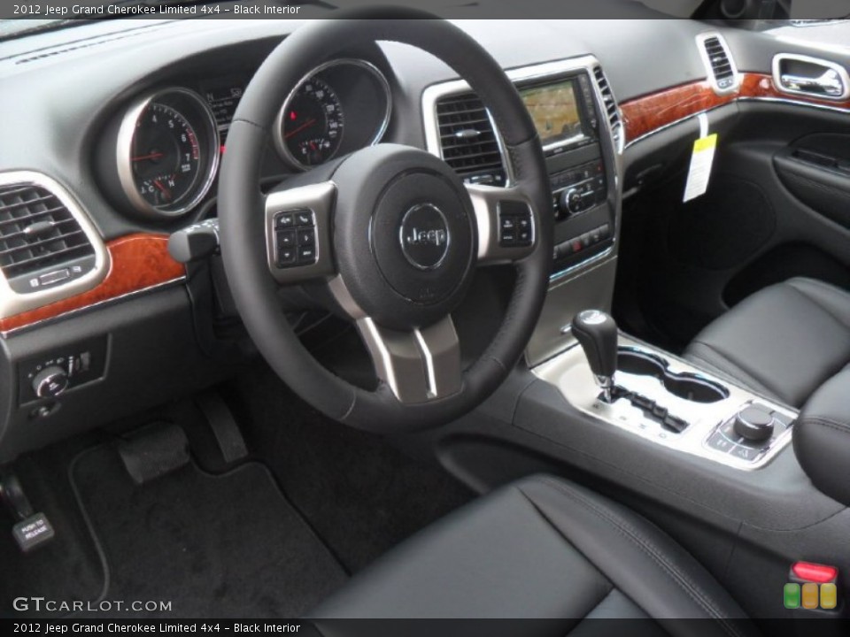 Black Interior Photo for the 2012 Jeep Grand Cherokee Limited 4x4 #59852071