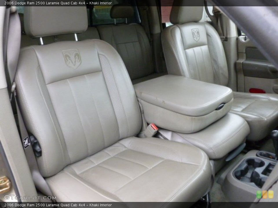 Khaki Interior Front Seat for the 2006 Dodge Ram 2500 Laramie Quad Cab 4x4 #59853001