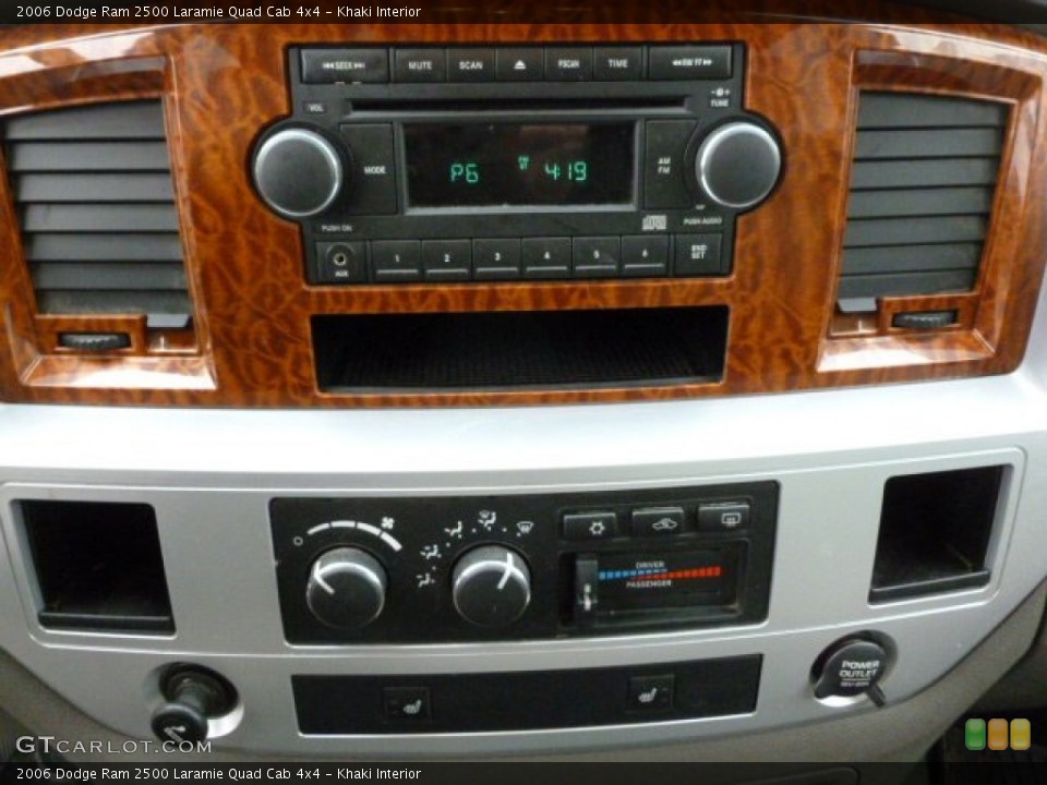 Khaki Interior Controls for the 2006 Dodge Ram 2500 Laramie Quad Cab 4x4 #59853014