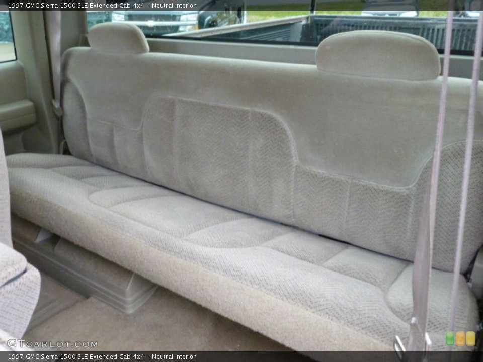 Neutral Interior Rear Seat for the 1997 GMC Sierra 1500 SLE Extended Cab 4x4 #59853103