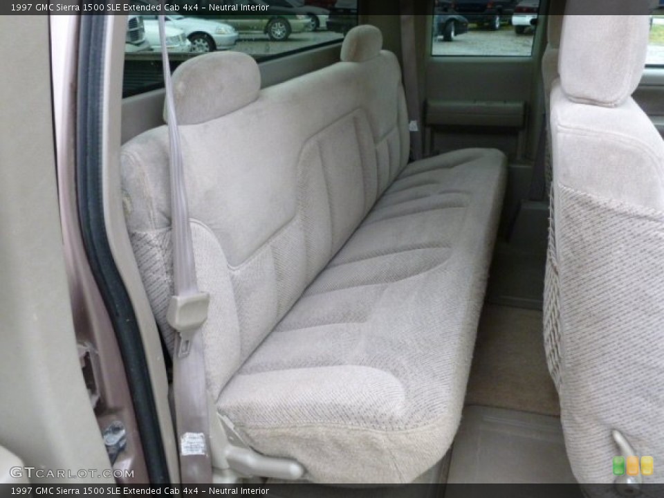 Neutral Interior Rear Seat for the 1997 GMC Sierra 1500 SLE Extended Cab 4x4 #59853115