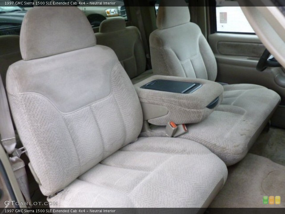 Neutral Interior Front Seat for the 1997 GMC Sierra 1500 SLE Extended Cab 4x4 #59853139
