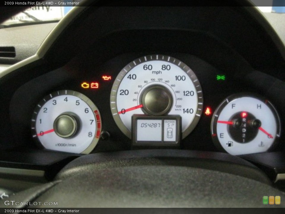 Gray Interior Gauges for the 2009 Honda Pilot EX-L 4WD #59854240