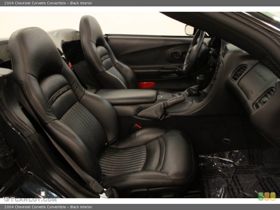 Black Interior Photo for the 2004 Chevrolet Corvette Convertible #59855245