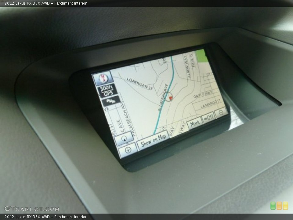 Parchment Interior Navigation for the 2012 Lexus RX 350 AWD #59856379