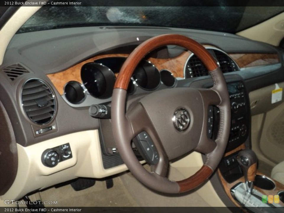 Cashmere Interior Steering Wheel for the 2012 Buick Enclave FWD #59856574