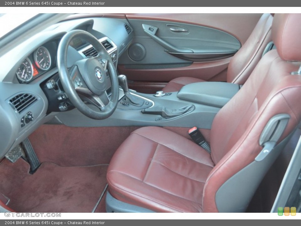 Chateau Red Interior Photo for the 2004 BMW 6 Series 645i Coupe #59857165