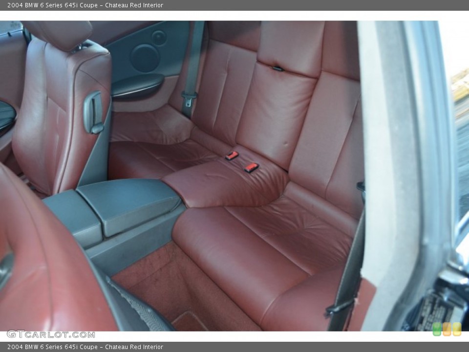 Chateau Red Interior Photo for the 2004 BMW 6 Series 645i Coupe #59857183