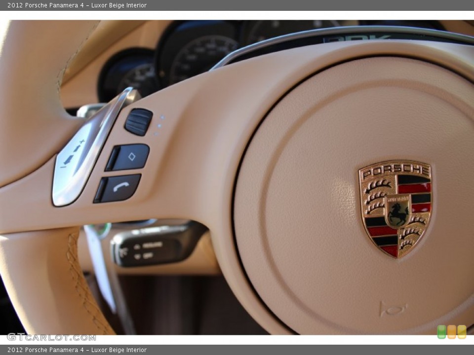 Luxor Beige Interior Steering Wheel for the 2012 Porsche Panamera 4 #59857969