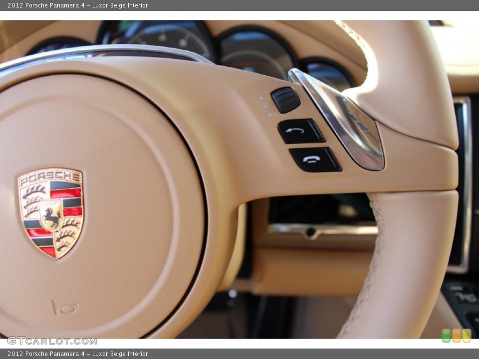 Luxor Beige Interior Steering Wheel for the 2012 Porsche Panamera 4 #59857972