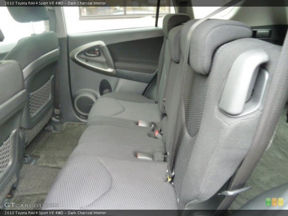 Dark Charcoal Interior Rear Seat for the 2010 Toyota RAV4 Sport V6 4WD #59862327