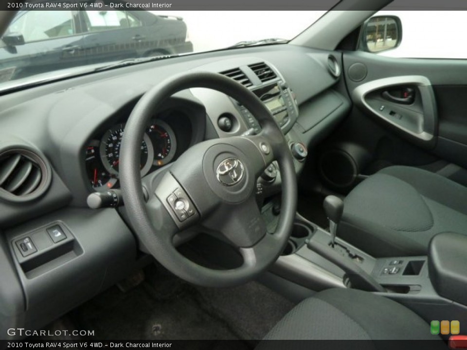 Dark Charcoal Interior Dashboard for the 2010 Toyota RAV4 Sport V6 4WD #59862361