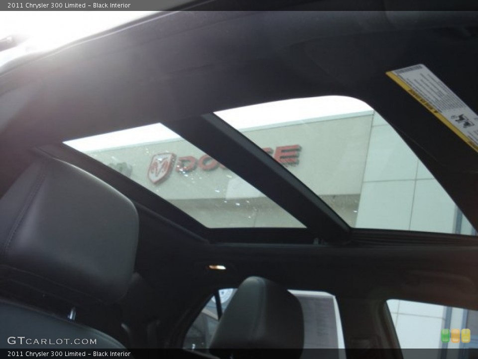 Black Interior Sunroof for the 2011 Chrysler 300 Limited #59862670