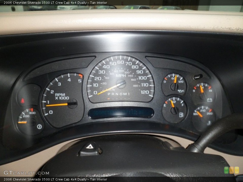 Tan Interior Gauges for the 2006 Chevrolet Silverado 3500 LT Crew Cab 4x4 Dually #59863206