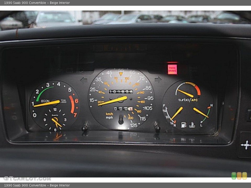 Beige Interior Gauges for the 1990 Saab 900 Convertible #59863455
