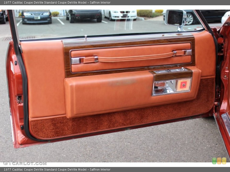 Saffron Interior Door Panel for the 1977 Cadillac Coupe DeVille  #59863665