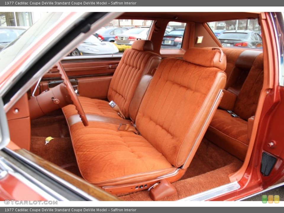 Saffron Interior Front Seat for the 1977 Cadillac Coupe DeVille  #59863705