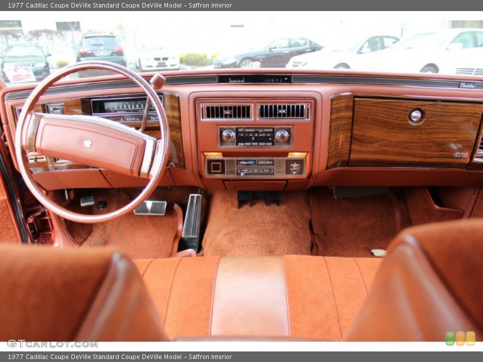 Saffron Interior Dashboard for the 1977 Cadillac Coupe DeVille  #59863716