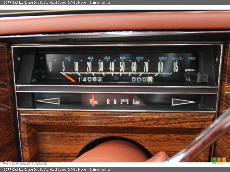Saffron Interior Gauges for the 1977 Cadillac Coupe DeVille  #59863731