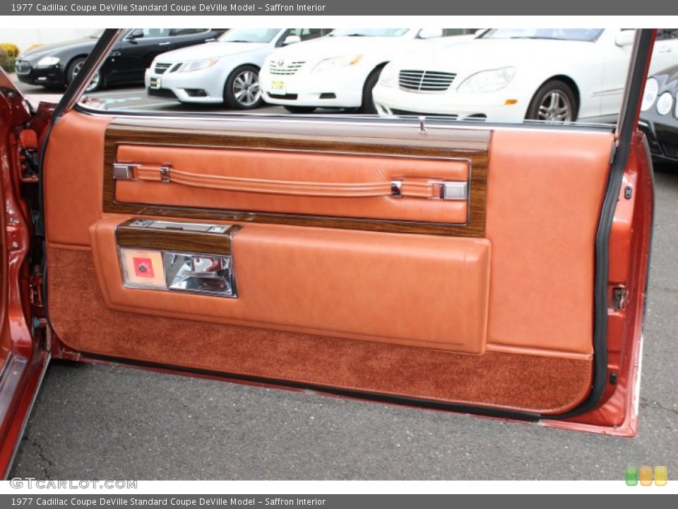 Saffron Interior Door Panel for the 1977 Cadillac Coupe DeVille  #59863787