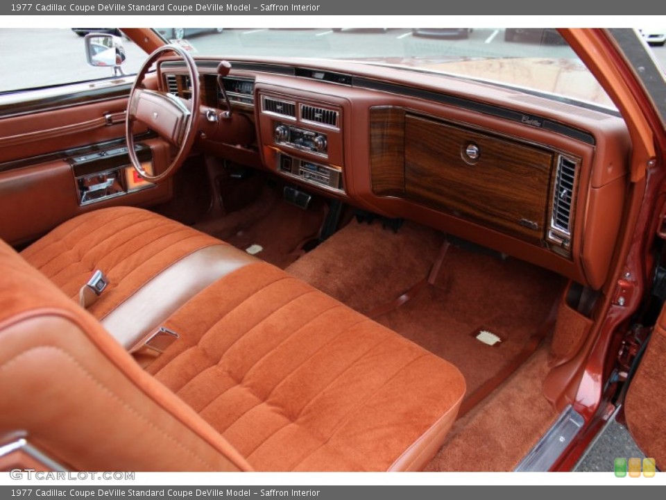 Saffron Interior Dashboard for the 1977 Cadillac Coupe DeVille  #59863806
