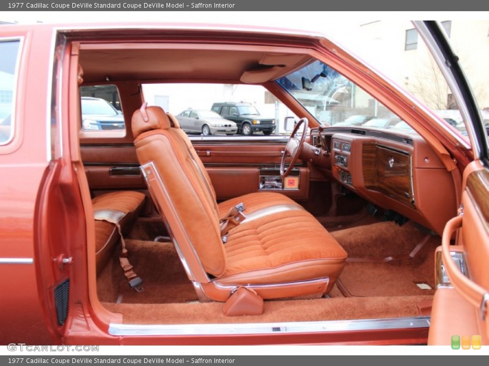 Saffron Interior Photo for the 1977 Cadillac Coupe DeVille  #59863815