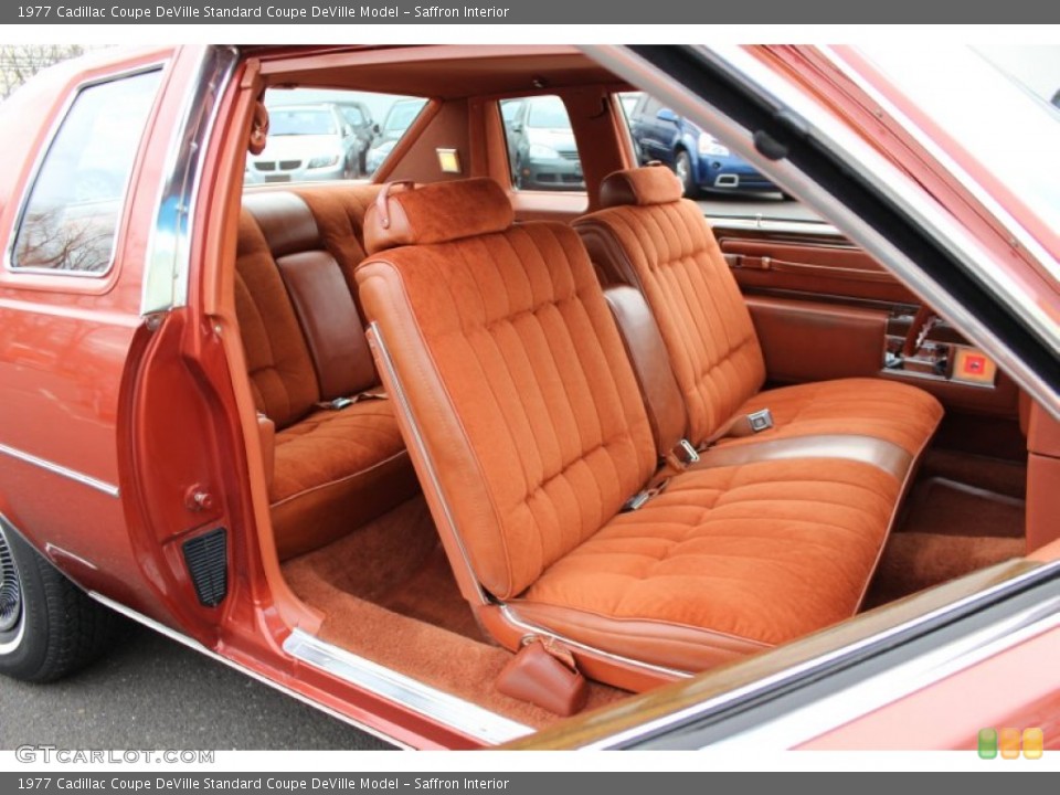 Saffron Interior Photo for the 1977 Cadillac Coupe DeVille  #59863828