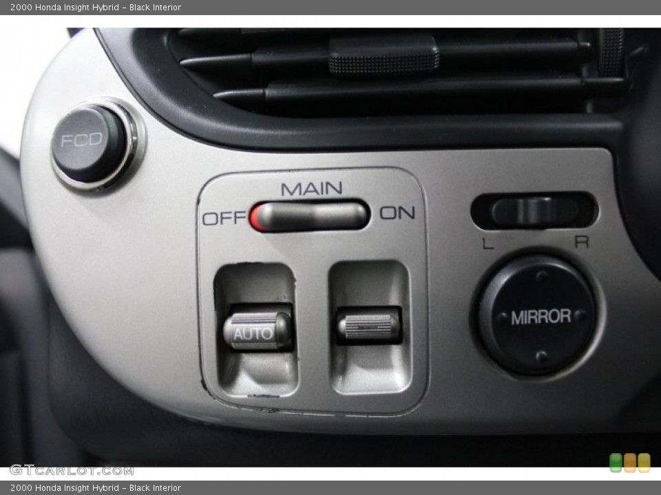 Black Interior Controls for the 2000 Honda Insight Hybrid #59864252