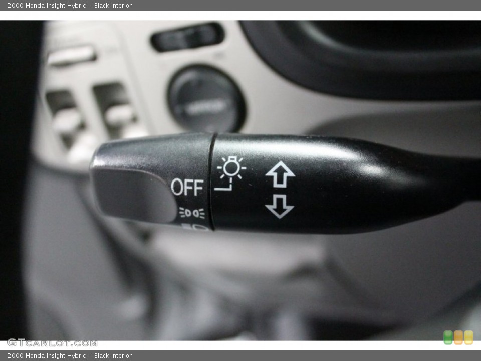 Black Interior Controls for the 2000 Honda Insight Hybrid #59864261