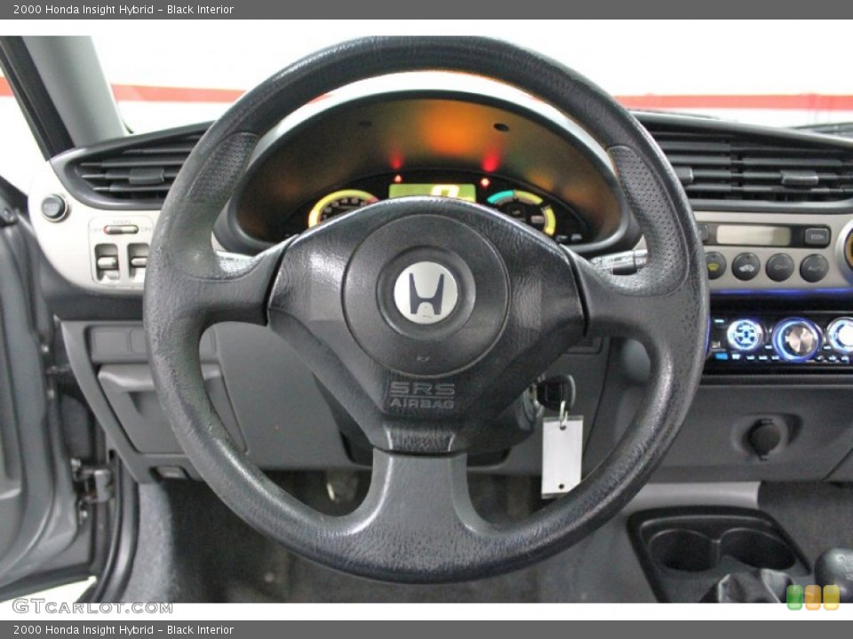 Black Interior Steering Wheel for the 2000 Honda Insight Hybrid #59864272